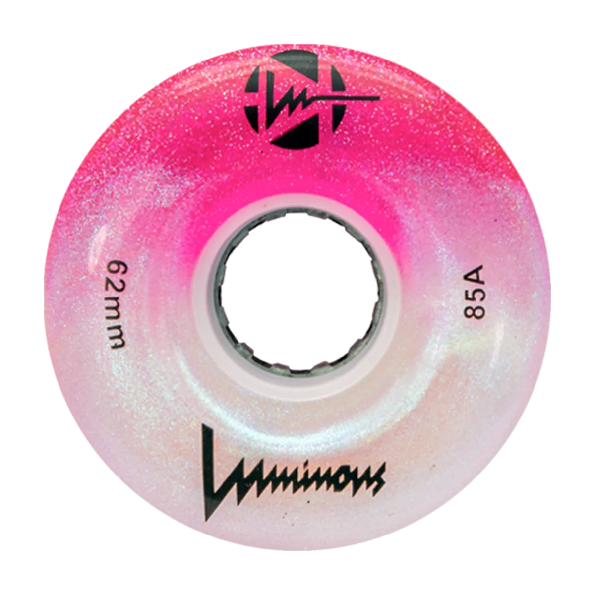 Luminous LED Quad Wheels Glitter 62mm 85a 4pk