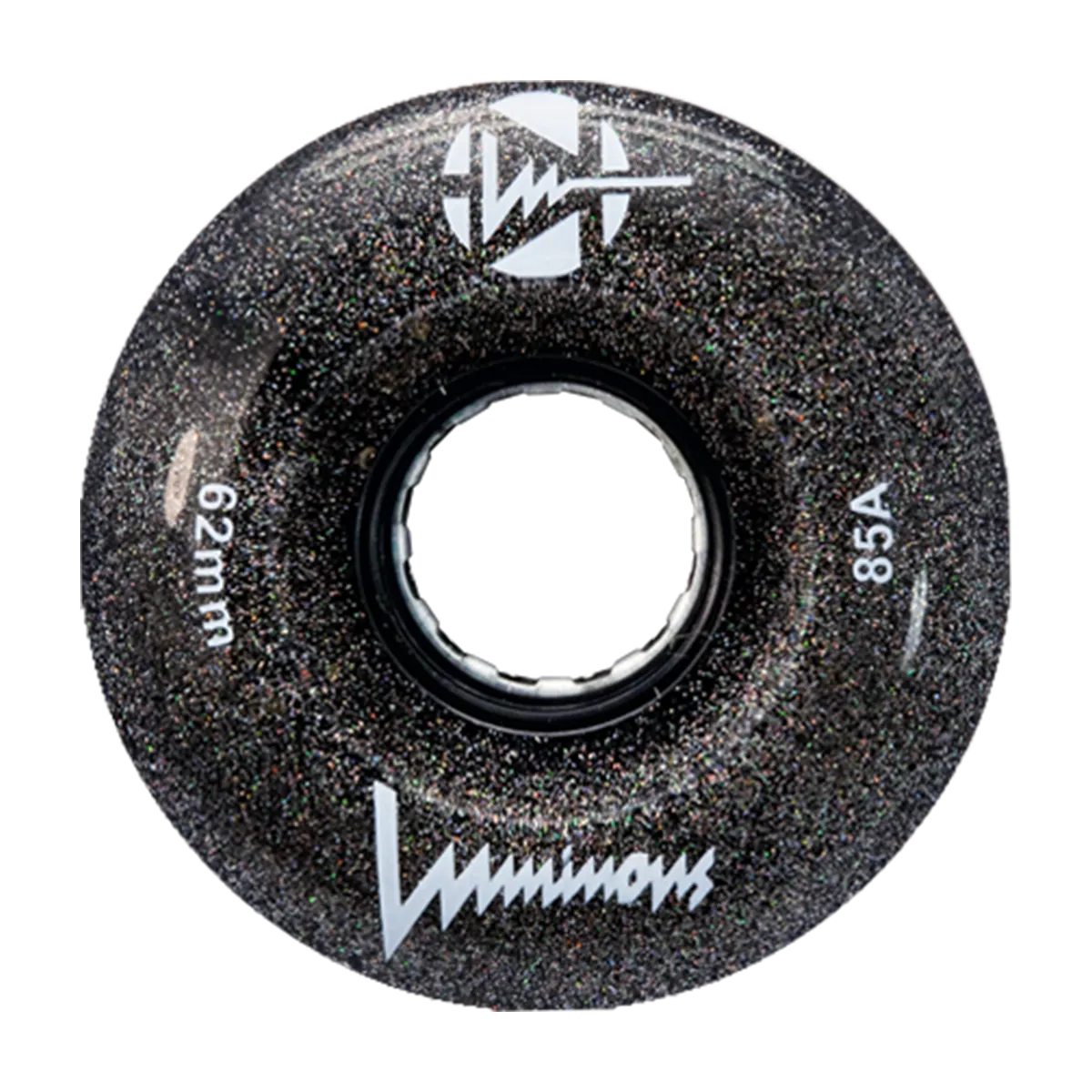 Luminous LED Quad Wheels Glitter 62mm 85a 4pk