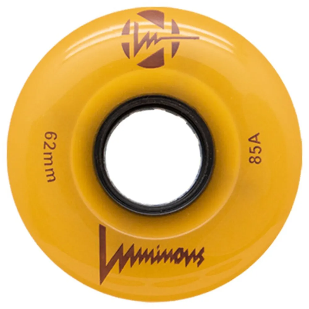 Luminous LED Quad Wheels Glow 62mm 85a 4pk