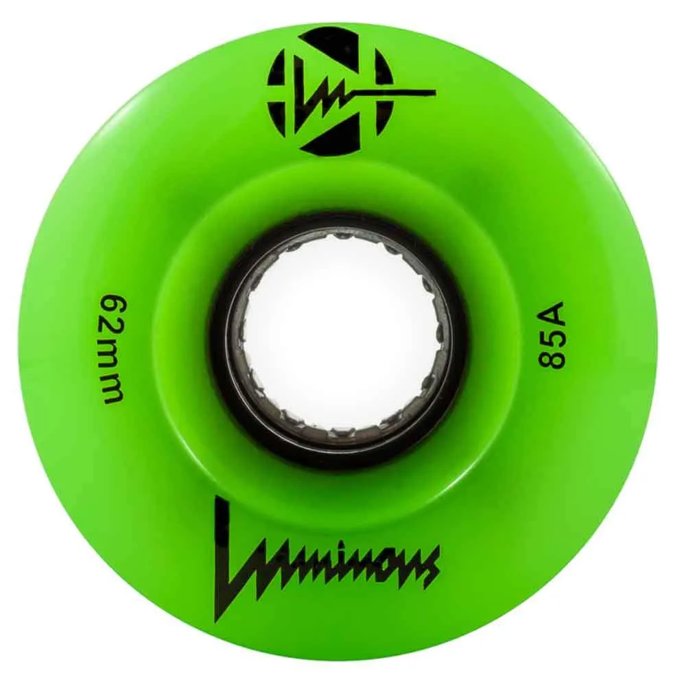 Luminous LED Quad Wheels Glow 62mm 85a 4pk