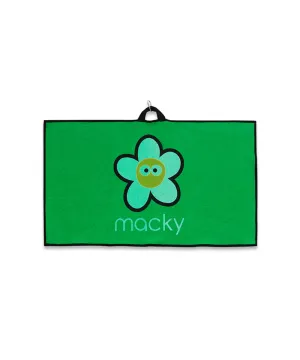 MACKY Golf: Signature Caddy Bag Towel - Green