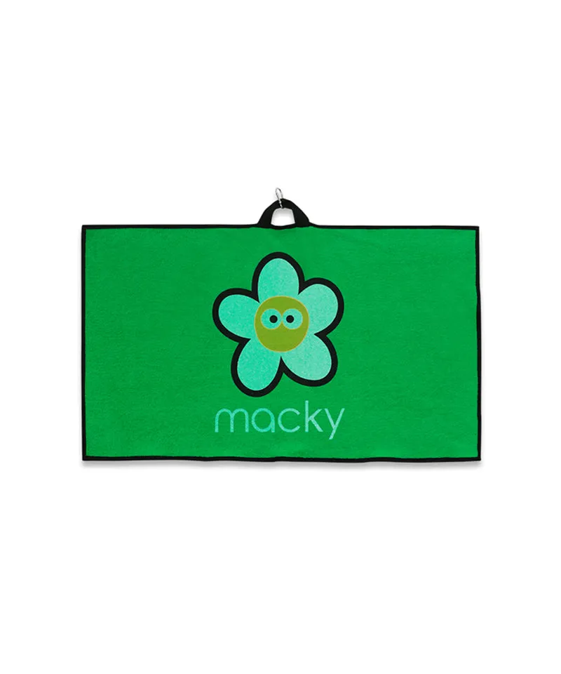 MACKY Golf: Signature Caddy Bag Towel - Green