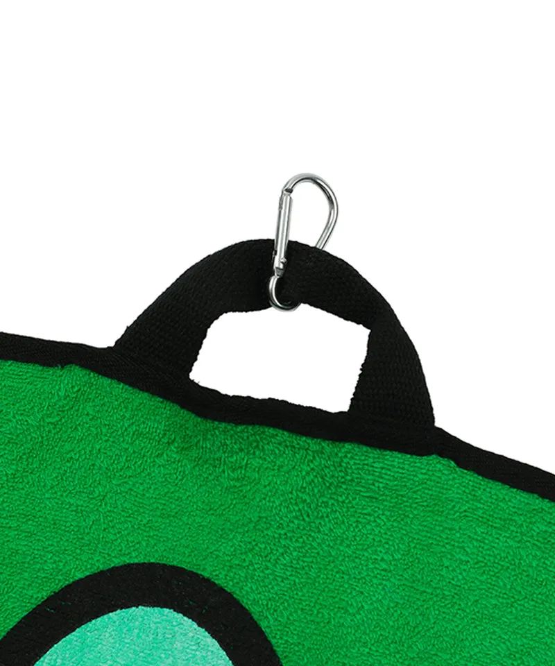 MACKY Golf: Signature Caddy Bag Towel - Green