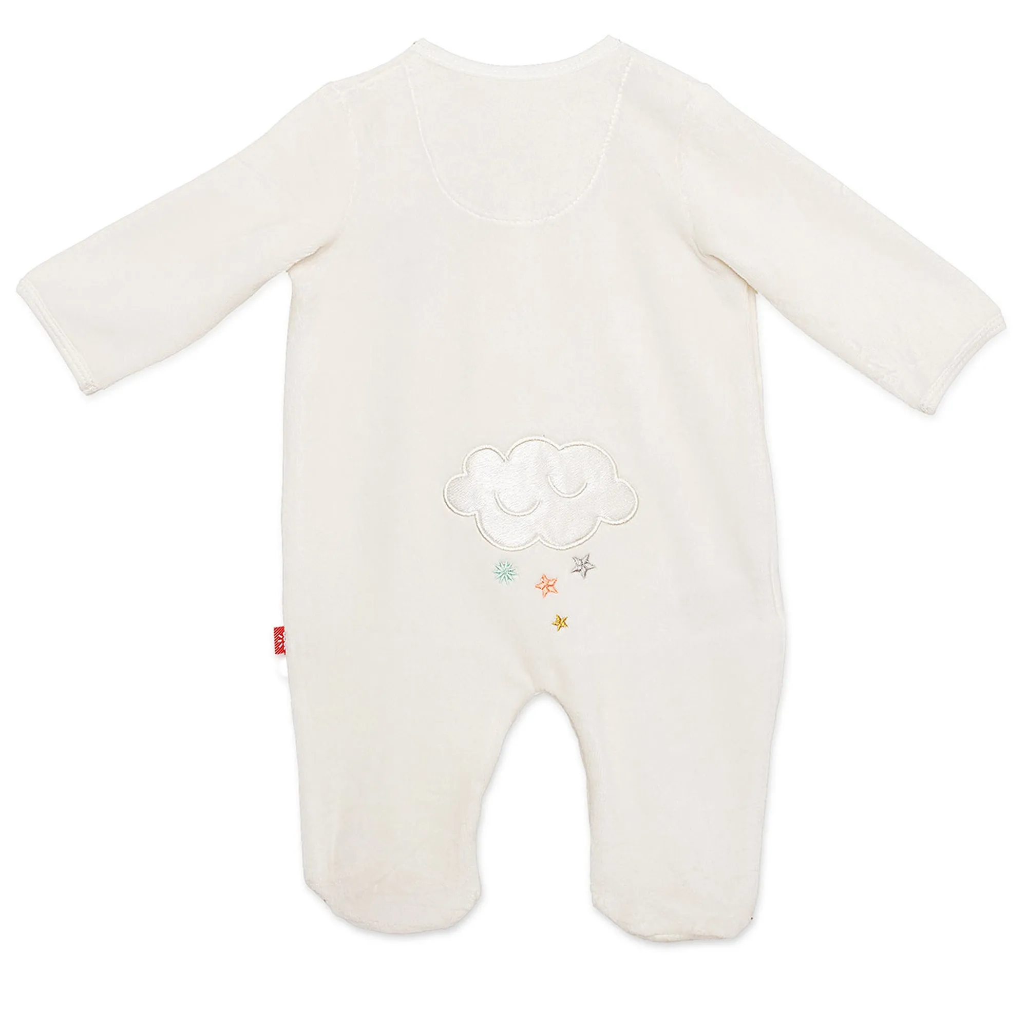 Magnetic Me Welcome Baby Velour Magnetic Footie