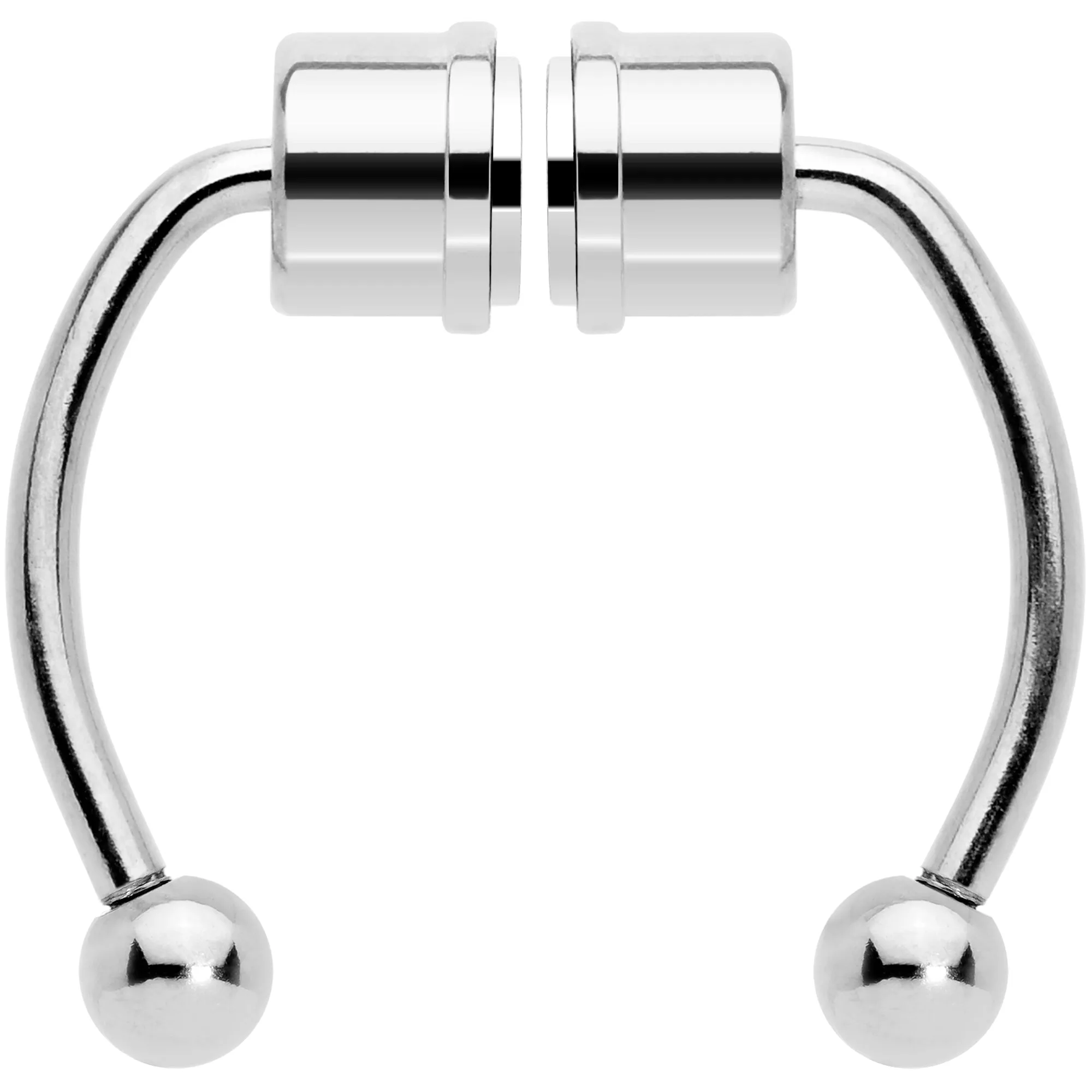 Magnetic Septum Ring Horseshoe Non-Pierced Fake Nose Ring Set