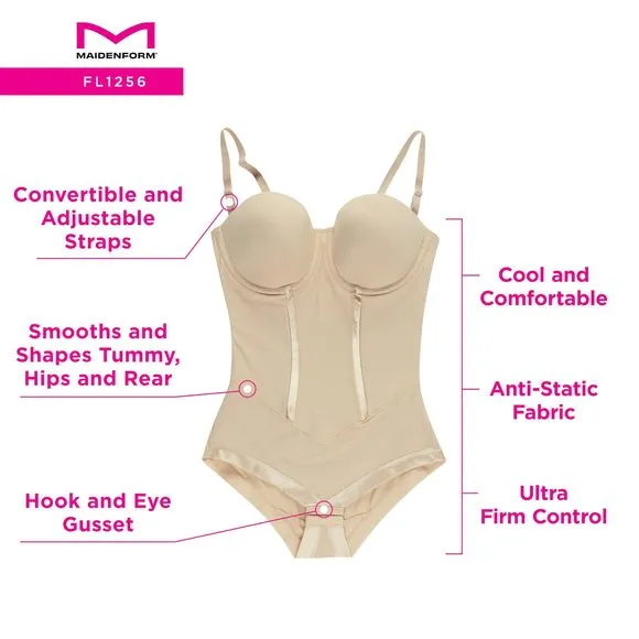 Maidenform womens Shaper With Built-in Bra &amp; Anti-static Fl1256 shapewear