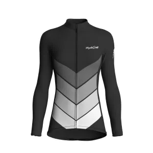 Mecha Shell | Charcoal Gray Female Long Sleeves Jersey