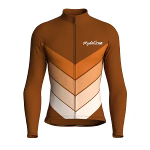 Mecha Shell | Earth Brown Male Long Sleeves Jersey