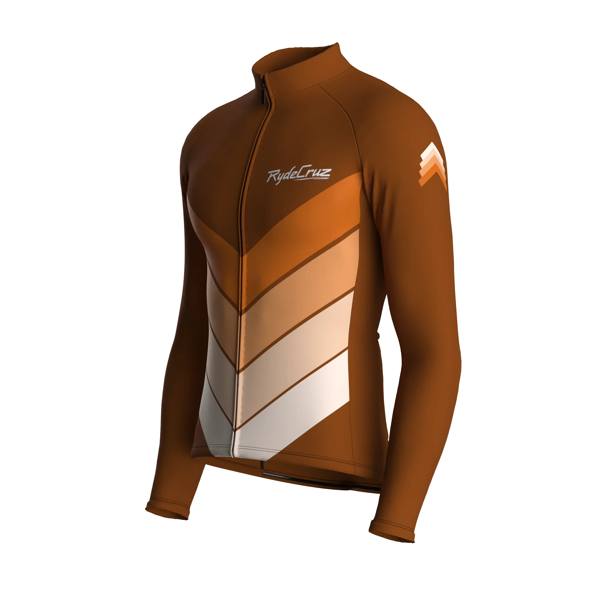 Mecha Shell | Earth Brown Male Long Sleeves Jersey