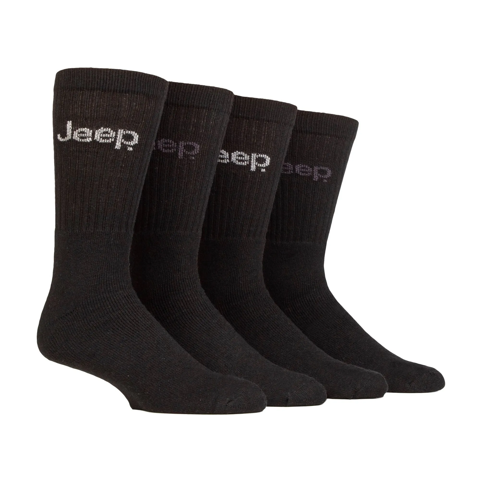 Men's 4 Pack Recycled Cotton Boot Socks | Thick Knit Full Cushioned Socks