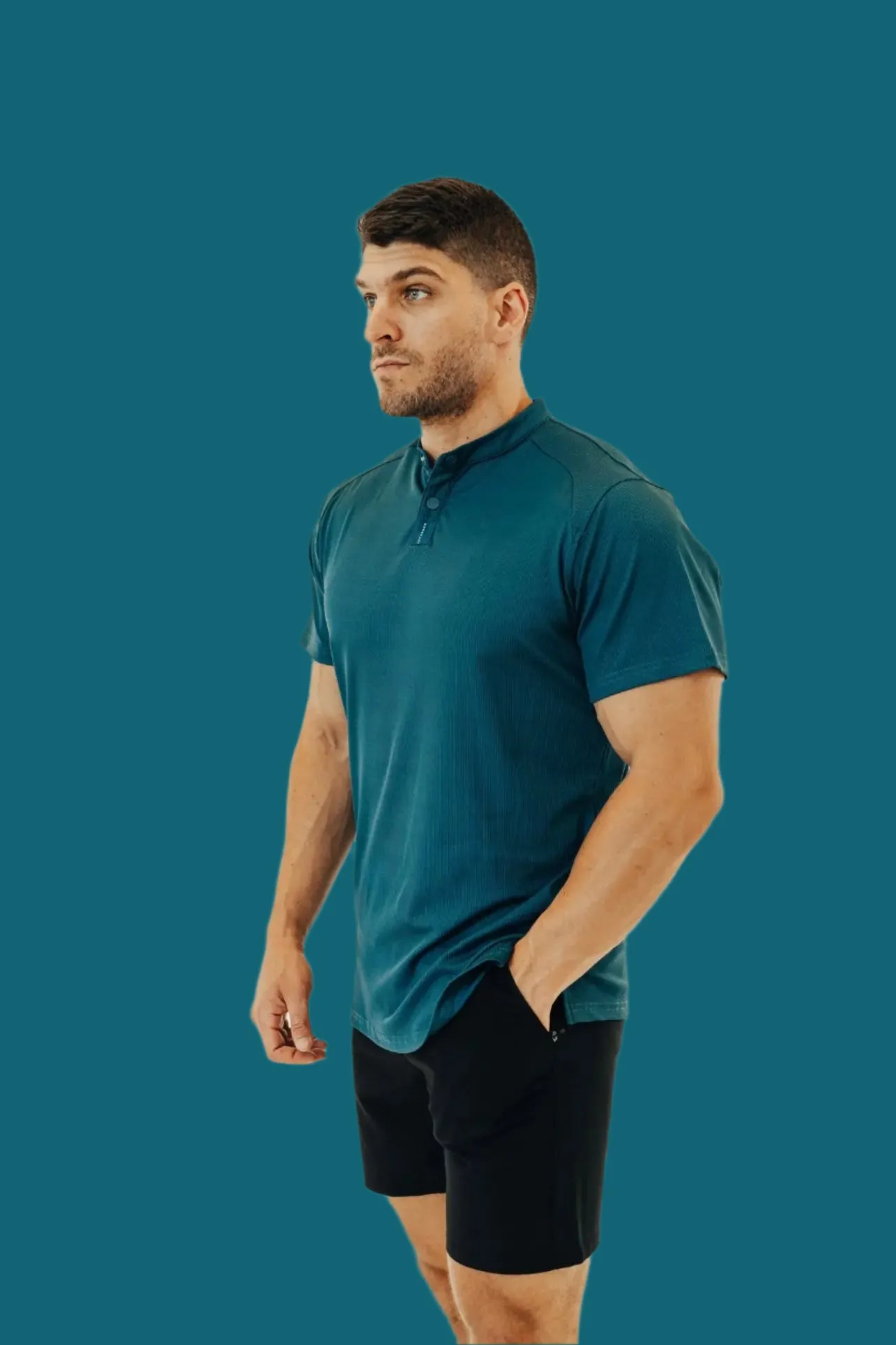 Men’s Ace Short Sleeve Golf Shirt - Titan Blue