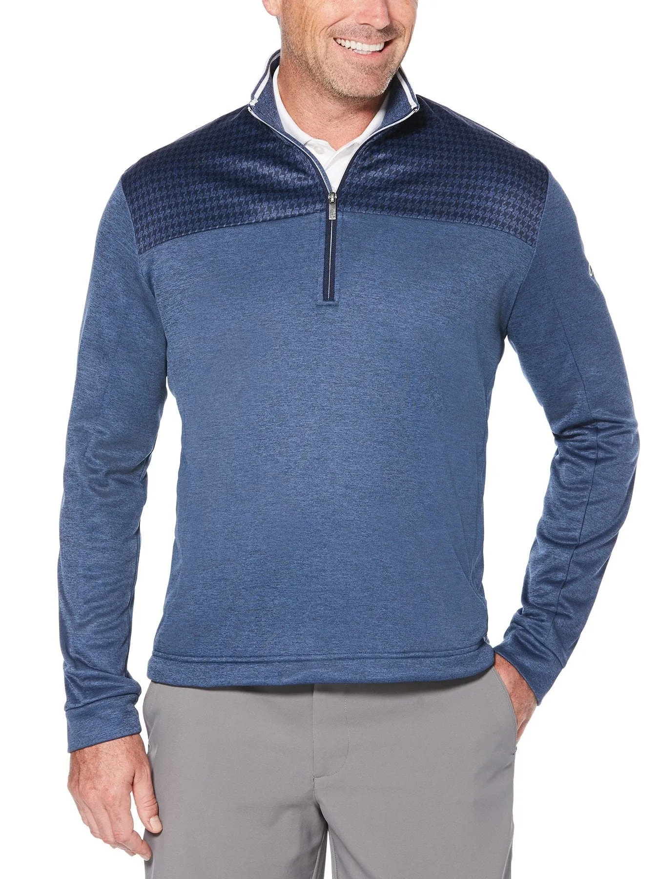 Mens Callaway X Printed Fleece 1/4 Zip Pullover