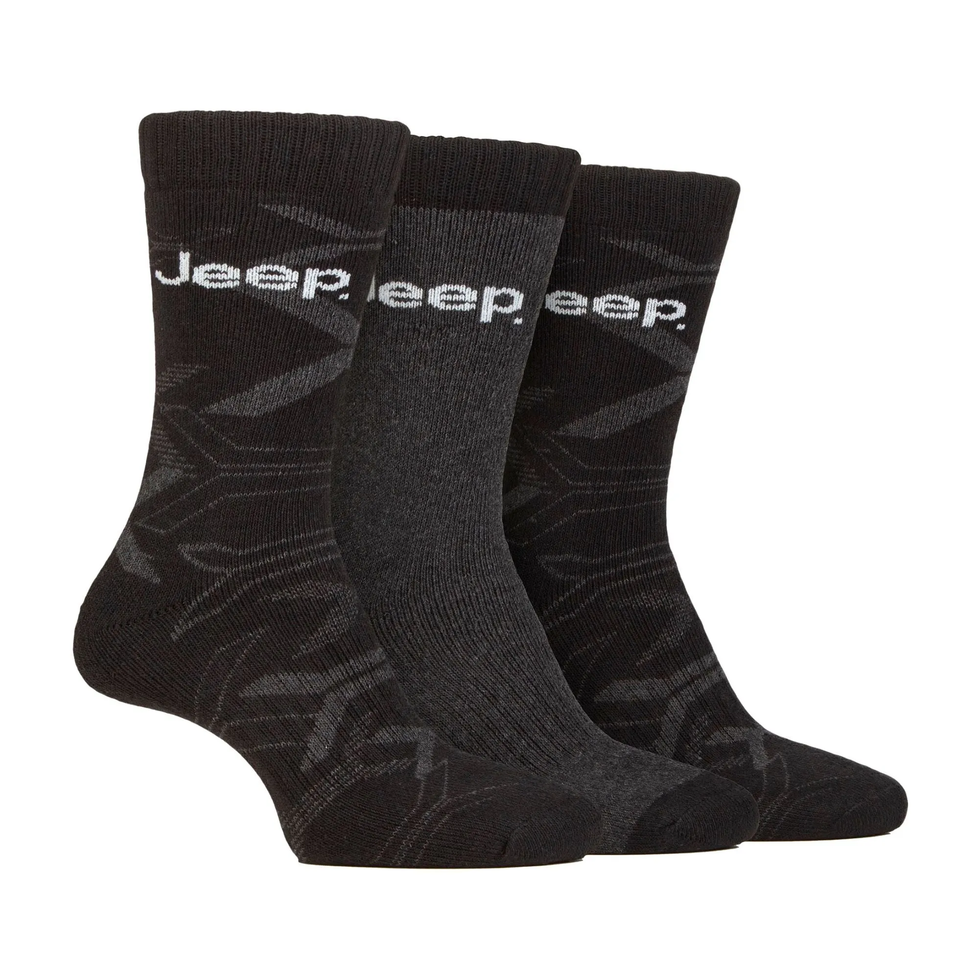 Men's Camo Boot Socks - Cushioned Anti-Blister Camouflage Socks