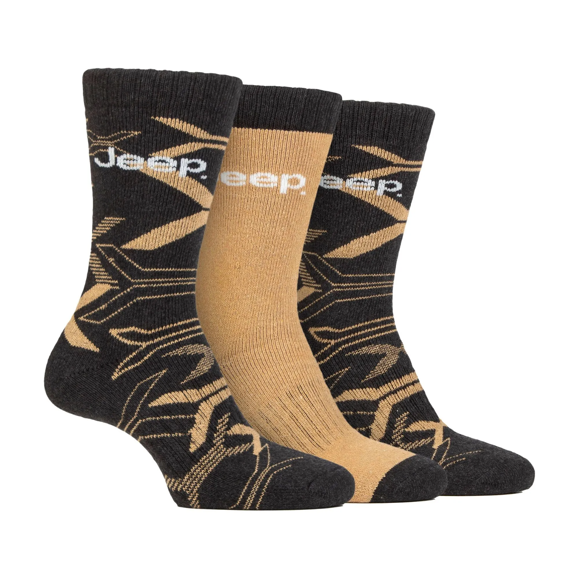 Men's Camo Boot Socks - Cushioned Anti-Blister Camouflage Socks