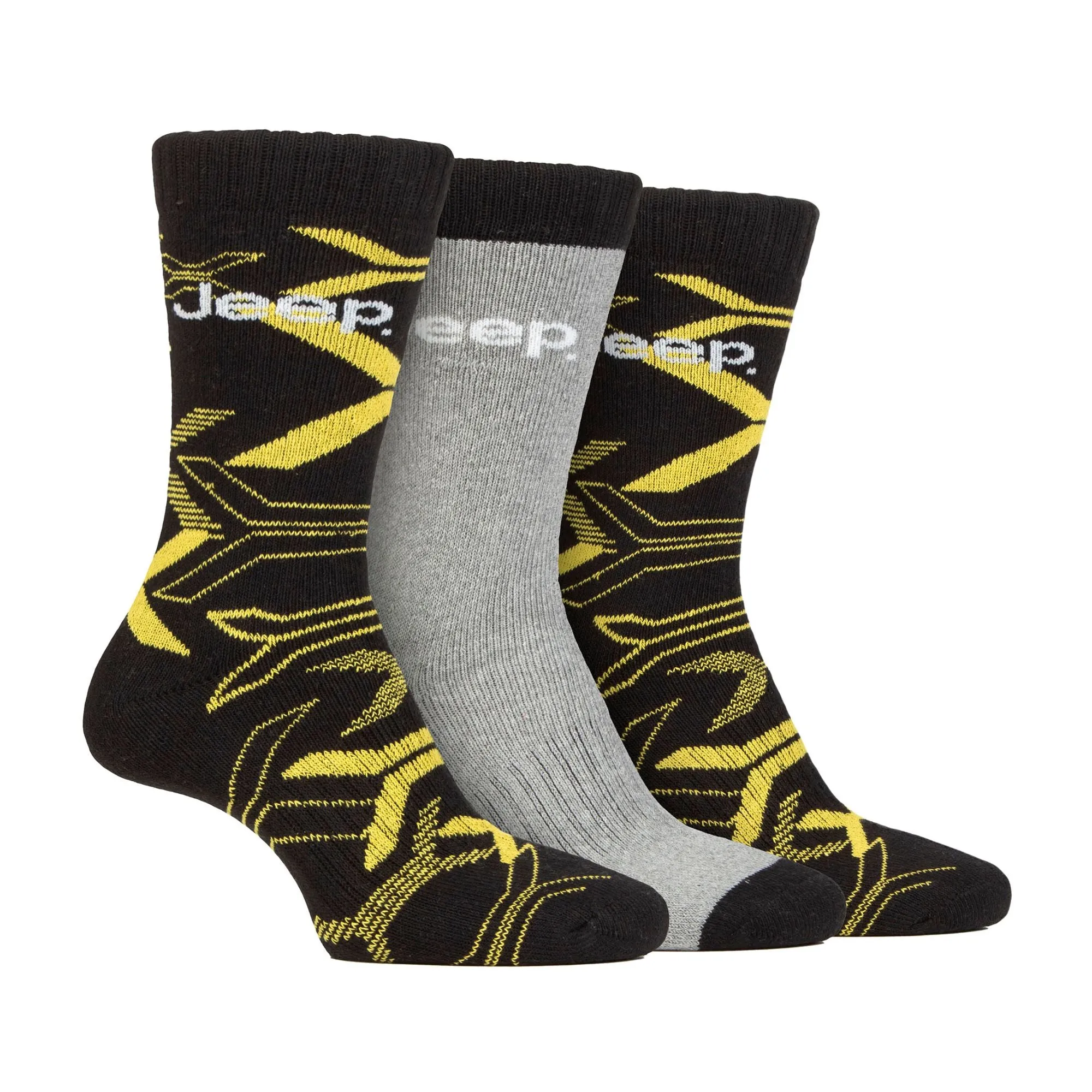 Men's Camo Boot Socks - Cushioned Anti-Blister Camouflage Socks
