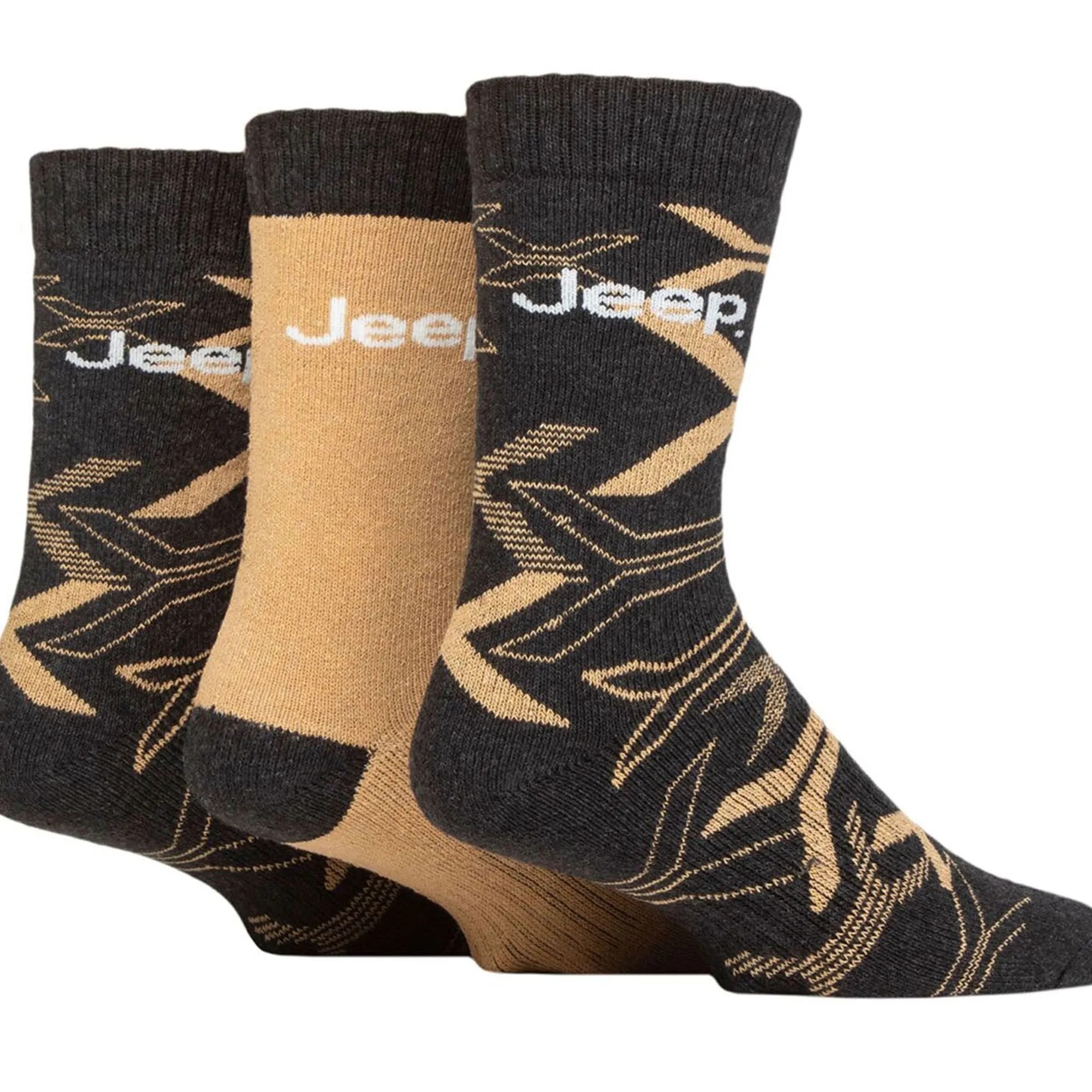 Men's Camo Boot Socks - Cushioned Anti-Blister Camouflage Socks
