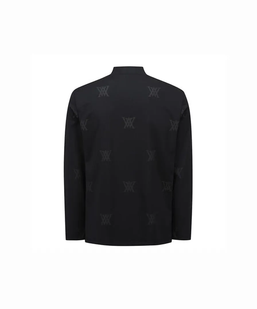 Men's Monogram Logo Baselayer - Black