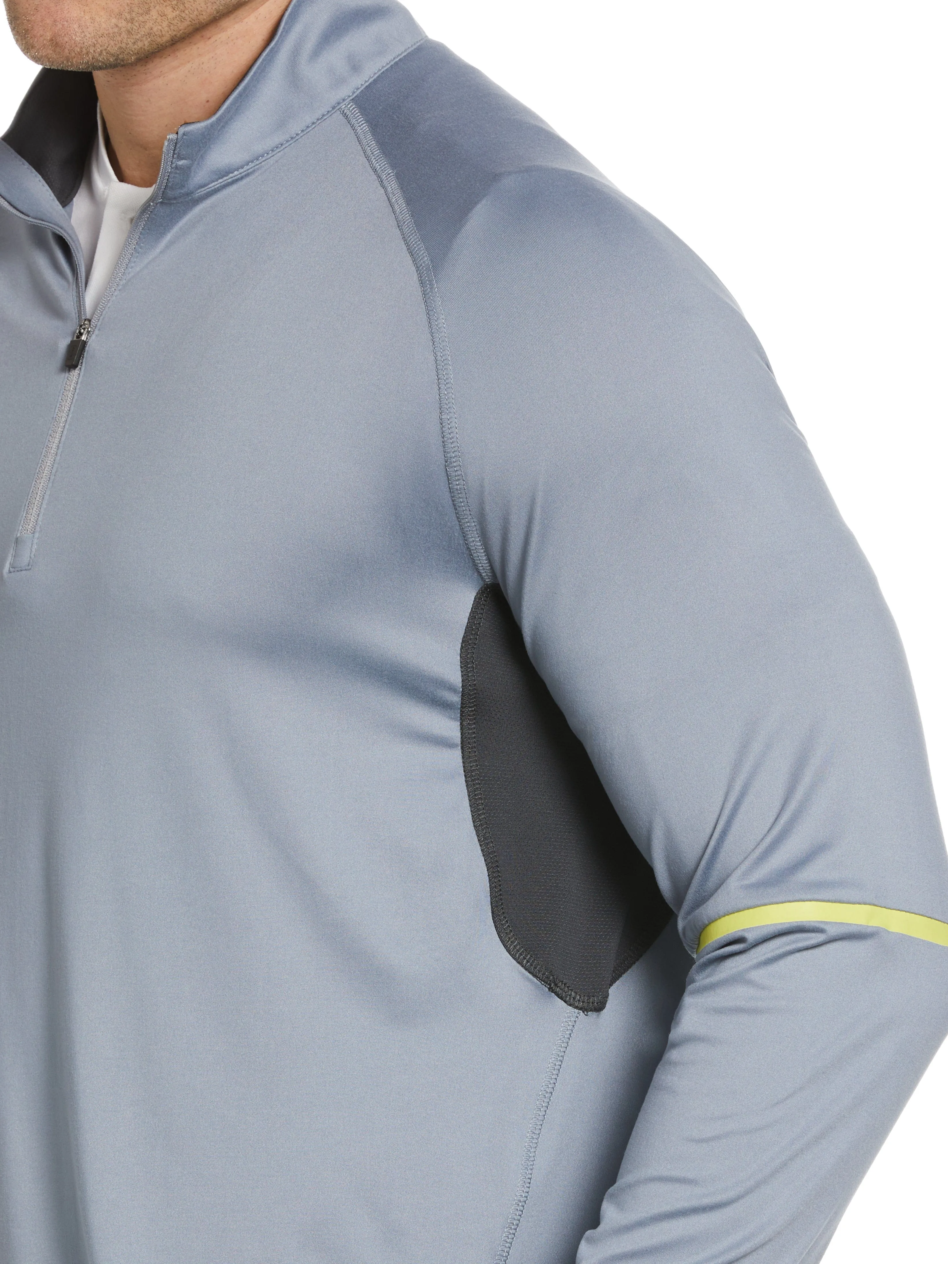 Men's Sun Protection Quarter Zip Golf Shirt