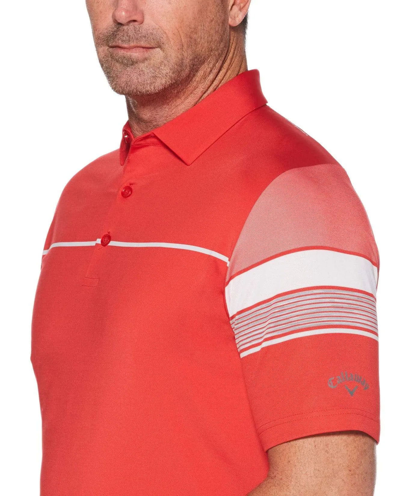 Mens Swing Tech™ Color Block Polo