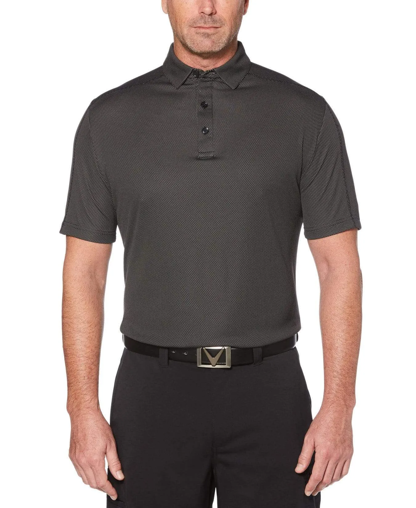 Mens Swing Tech™ Jacquard Polo