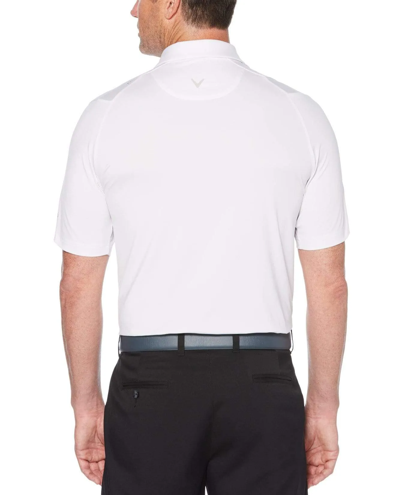 Mens Swing Tech™ Linear Printed Polo