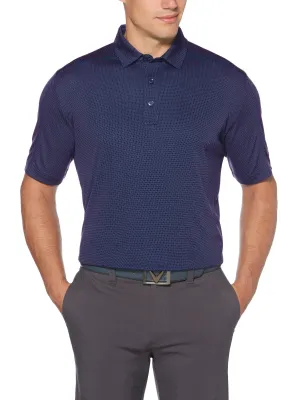 Mens Swing Tech™ Two Color Jacquard Polo