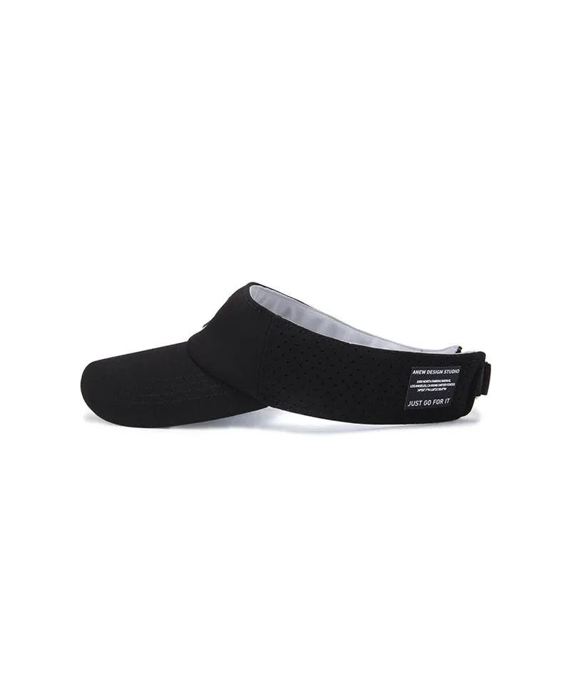 Men's Two Tone Logo Visor - Black