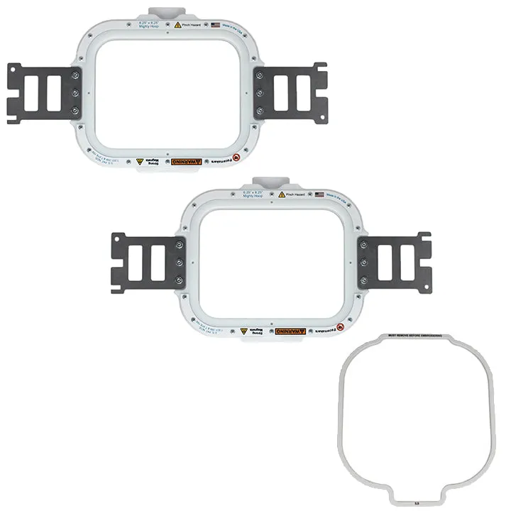 Mighty Hoop 6.25 x 8.25 Inch Rectangle Bundle