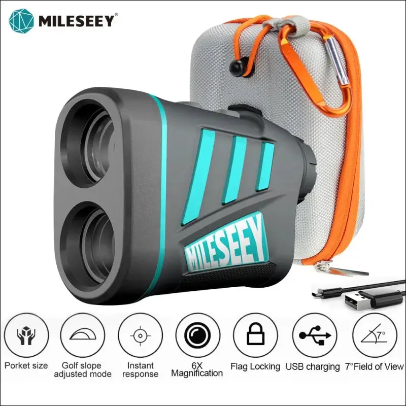 Mileseey pf210 mini golf rangefinder - 600m yard range measurement accuracy - battery-powered