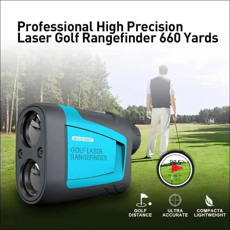 Mileseey pf210 mini golf rangefinder - 600m yard range measurement accuracy - battery-powered