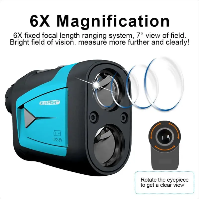 Mileseey pf210 mini golf rangefinder - 600m yard range measurement accuracy - battery-powered