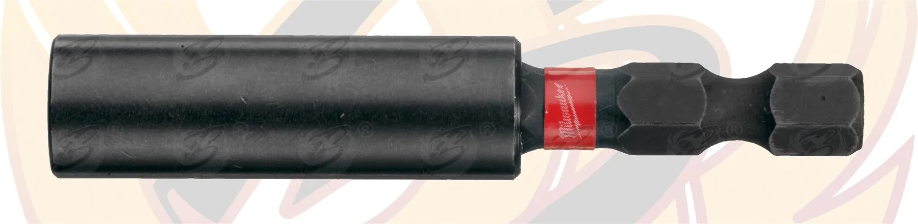MILWAUKEE 60MM MAGNETIC BIT HOLDER ( SHOCKWAVE IMPACT DUTY ) ( X 3 )