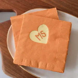 Mississippi Heart Beverage Napkins