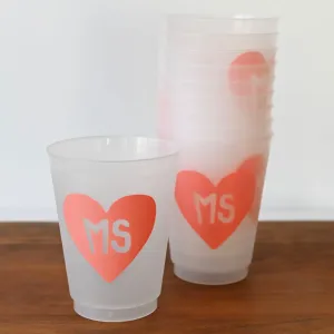 Mississippi Heart Frosted Cups