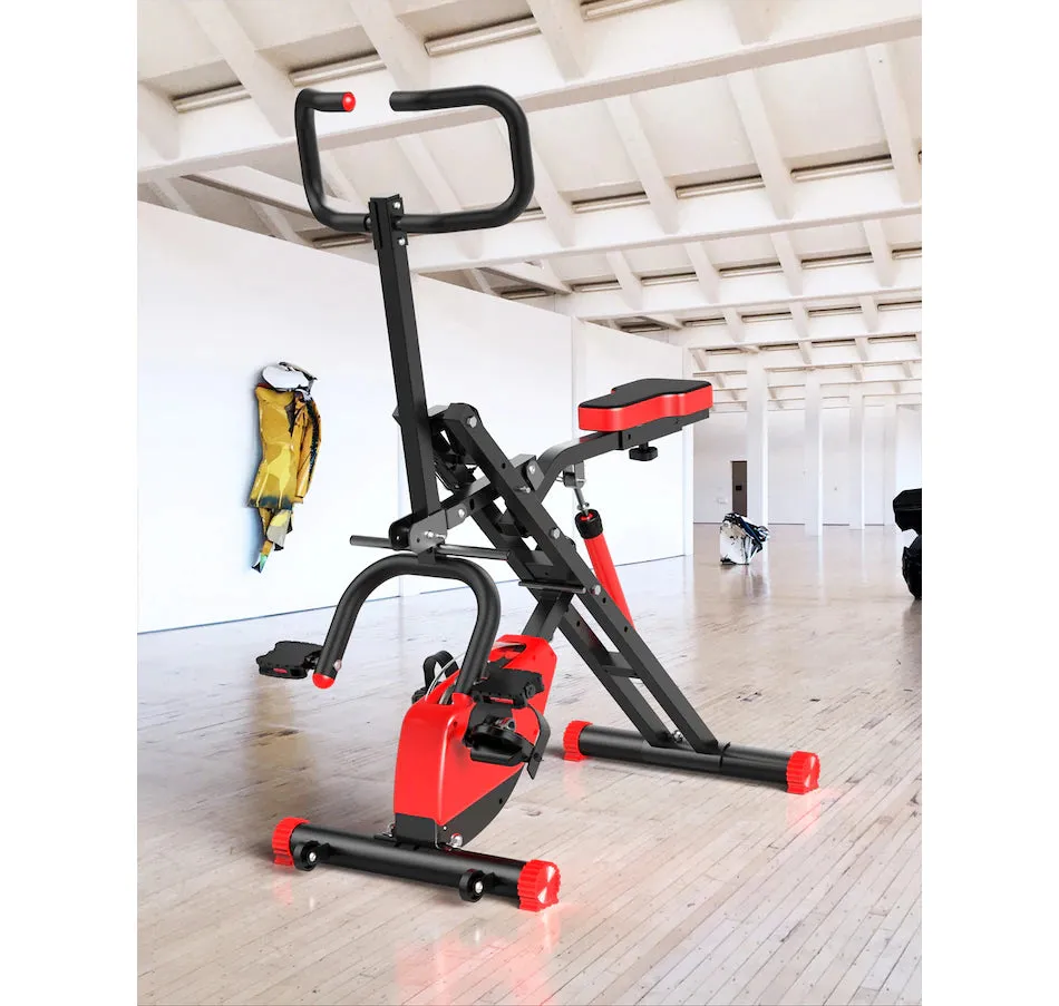 New in box! PLH Fitness Versa 2-In-1 Bike in Red/Black, MSRP $399 