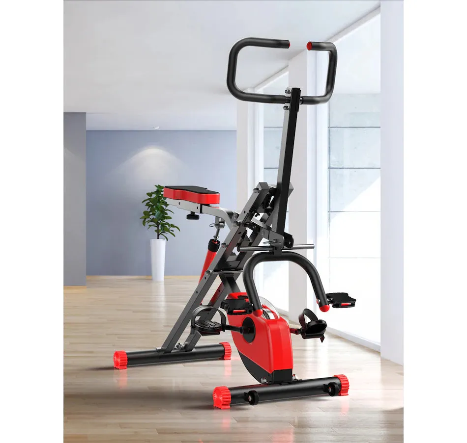 New in box! PLH Fitness Versa 2-In-1 Bike in Red/Black, MSRP $399 