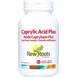 New Roots Caprylic Acid Plus 785mg 60 Vegetarian Capsules