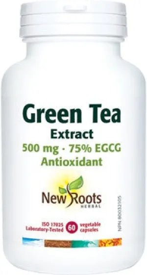 New Roots Green Tea Extract 500 mg (60 VCaps)