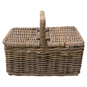 New Wayfair Item! Rattan Picnic Basket by Creative Co-op! Retails $290 