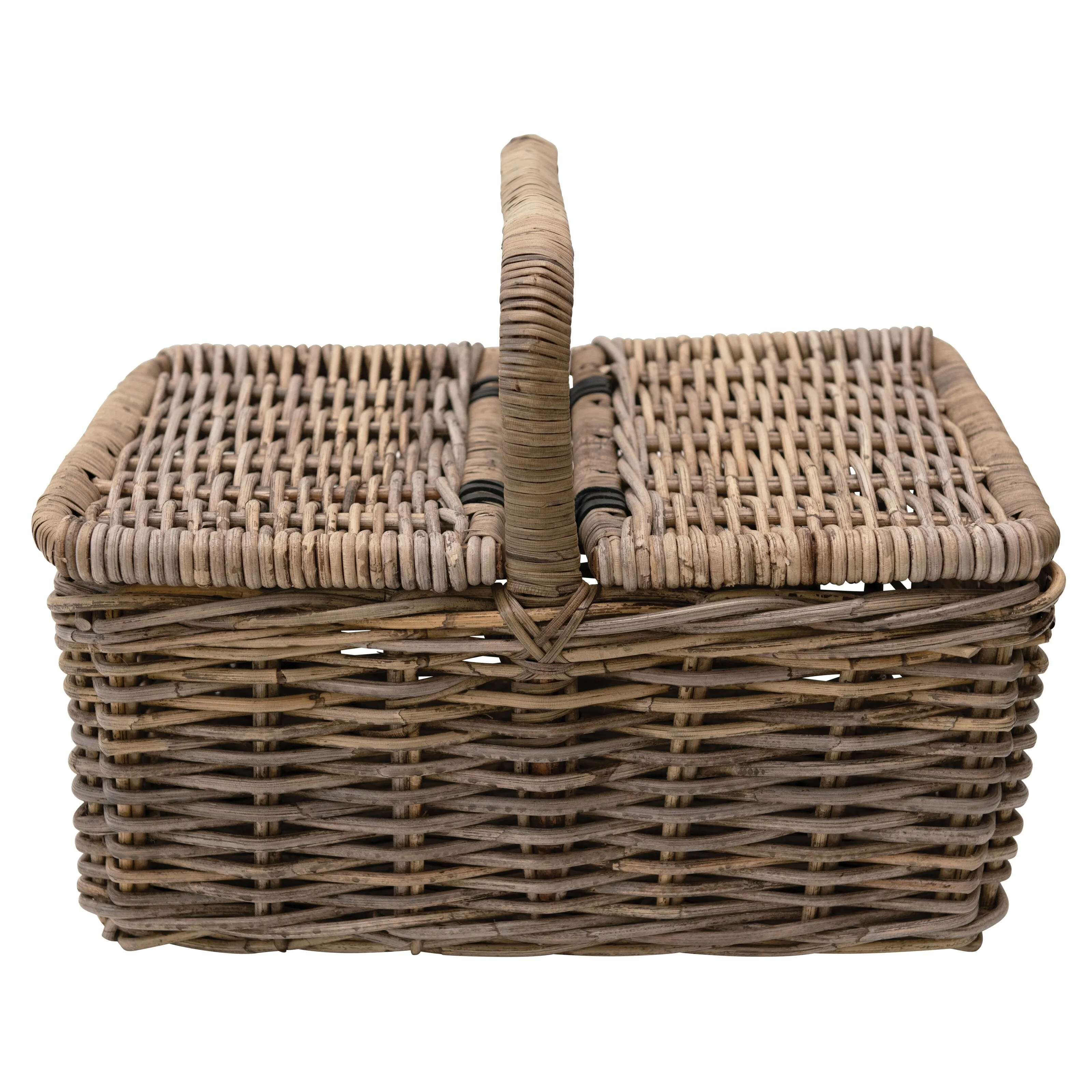 New Wayfair Item! Rattan Picnic Basket by Creative Co-op! Retails $290 
