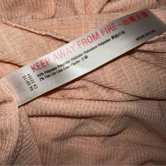 NWT Free People Beach Endless Summer Convertible Maxi Skirt Peach Size Small
