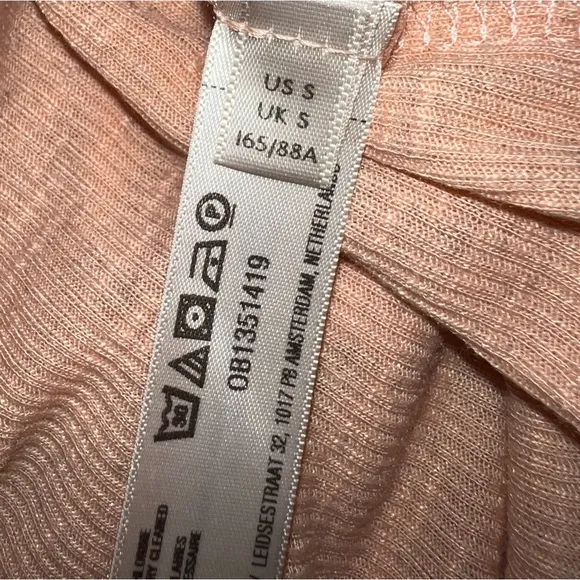 NWT Free People Beach Endless Summer Convertible Maxi Skirt Peach Size Small