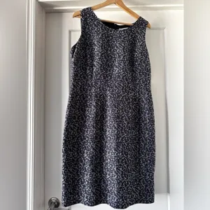 NWT! Navy Blue and Gray JONES STUDIO Dress - Size 12