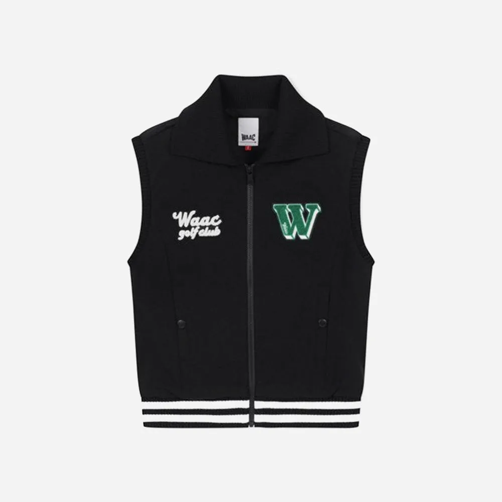 Áo Golf Tay Ngắn Nữ Waac Stadium Jersey - Đen