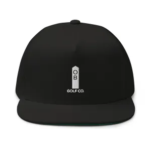OB Golf Stake Flat Bill Cap