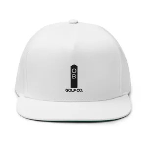 OB Golf Stake Flat Bill Cap
