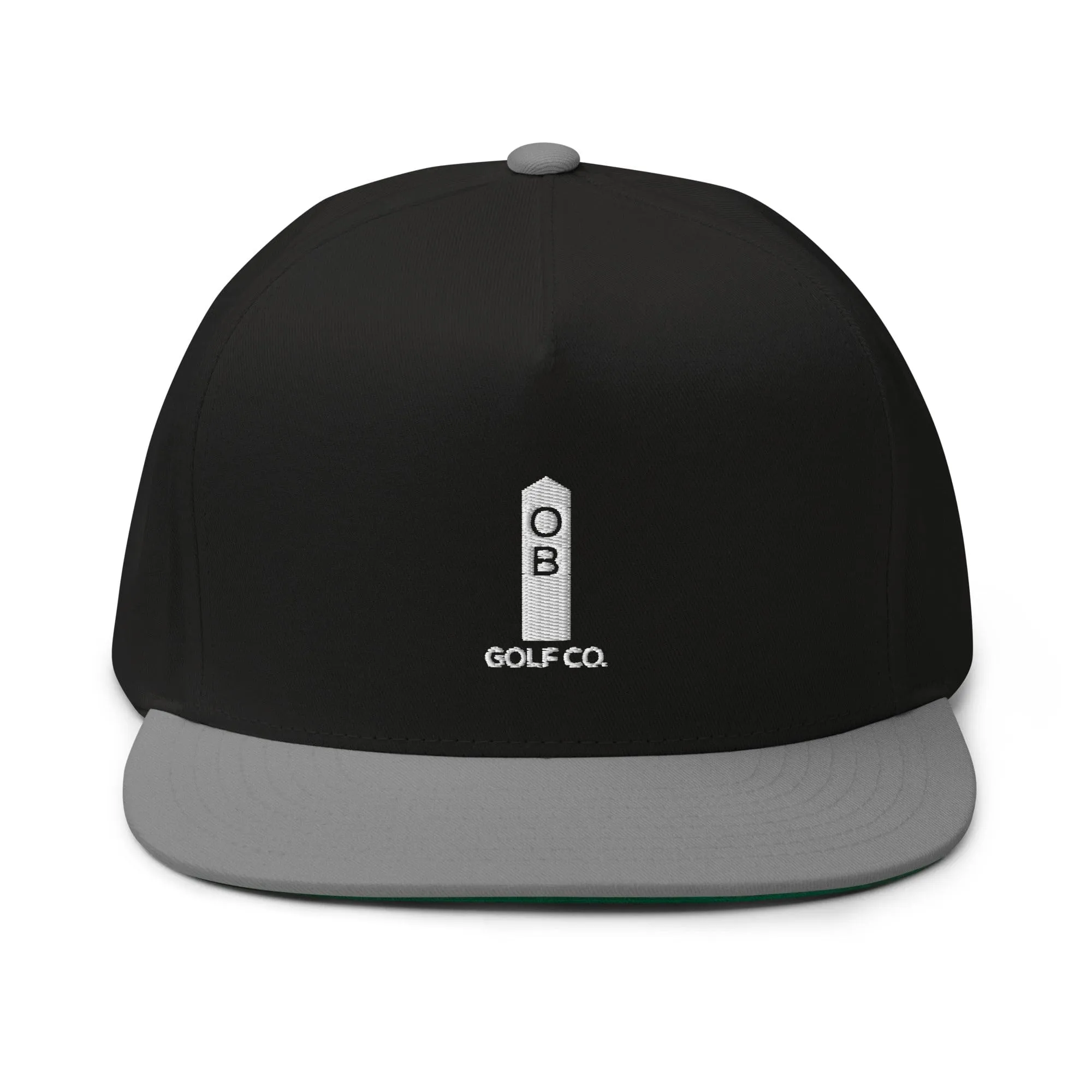 OB Golf Stake Flat Bill Cap