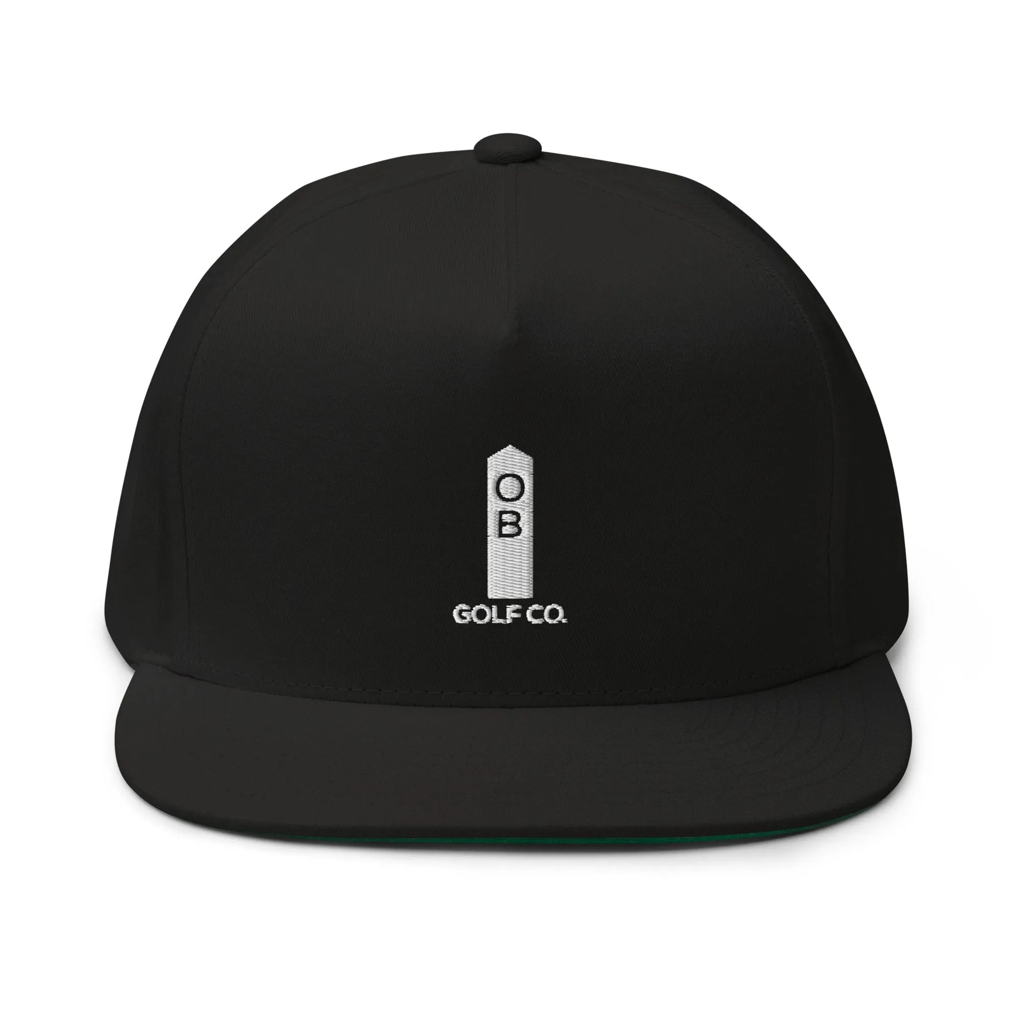 OB Golf Stake Flat Bill Cap