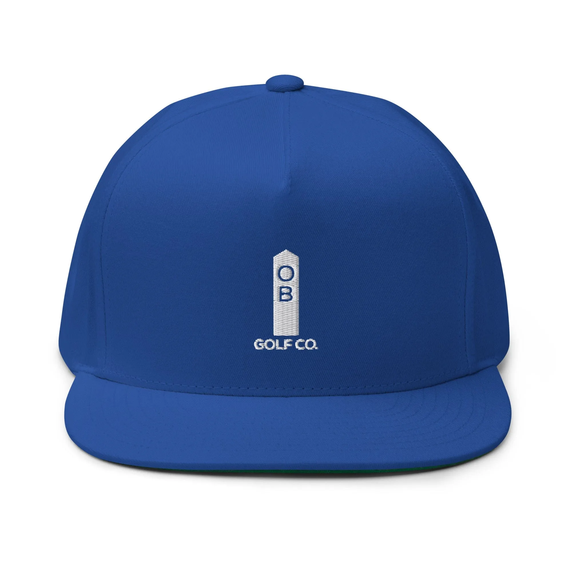 OB Golf Stake Flat Bill Cap