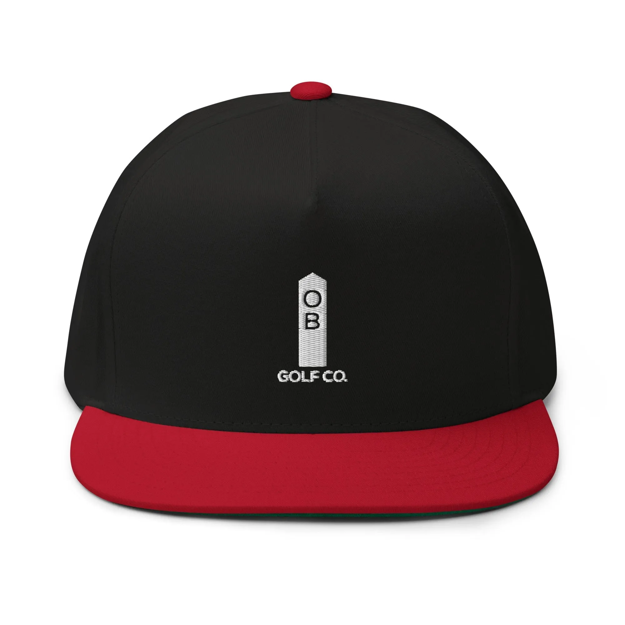 OB Golf Stake Flat Bill Cap